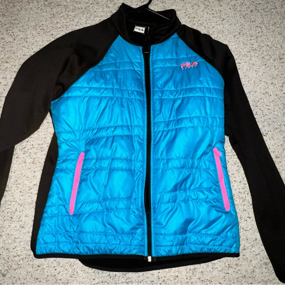 NWOT WOMENS FILA fleece lined jacket- size large-